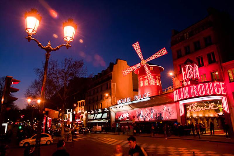 Moulin Rouge, Paris, Francia, Europa Occidental