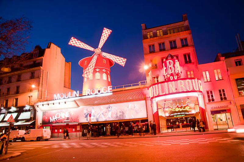 Moulin Rouge, Paris, Francia, Europa Occidental