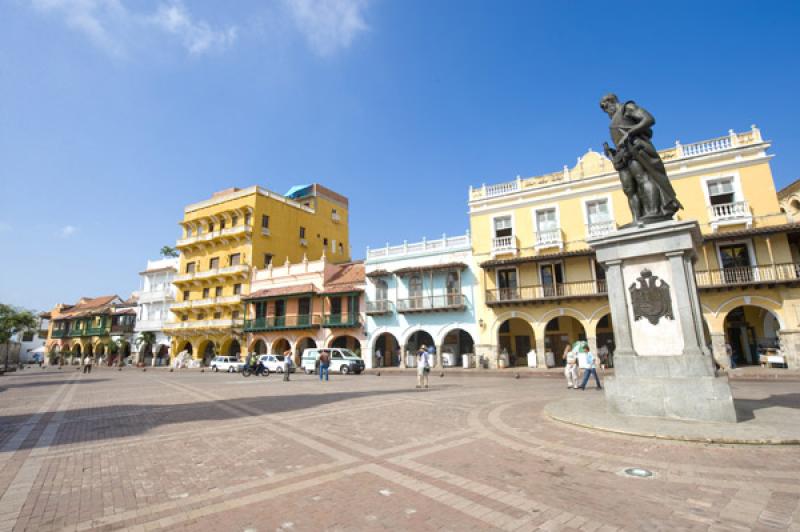 Plaza de los Coches, Cartagena, Bolivar, Colombia