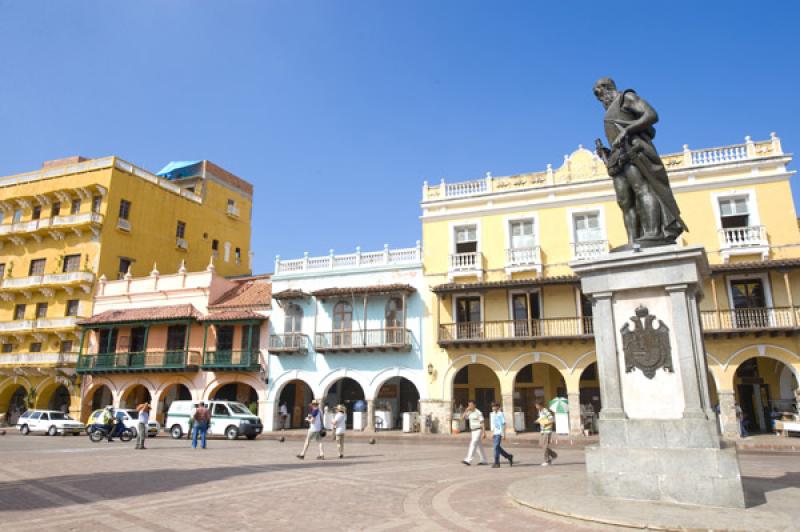 Plaza de los Coches, Cartagena, Bolivar, Colombia