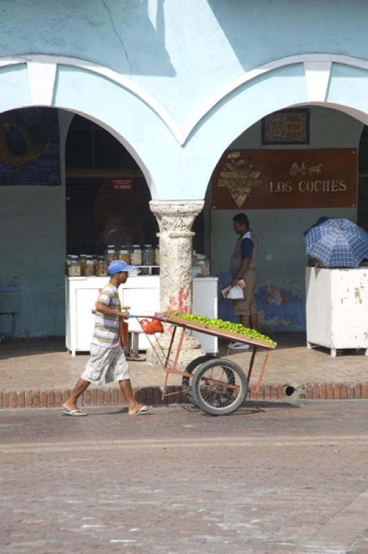 Plaza de los Coches, Cartagena, Bolivar, Colombia