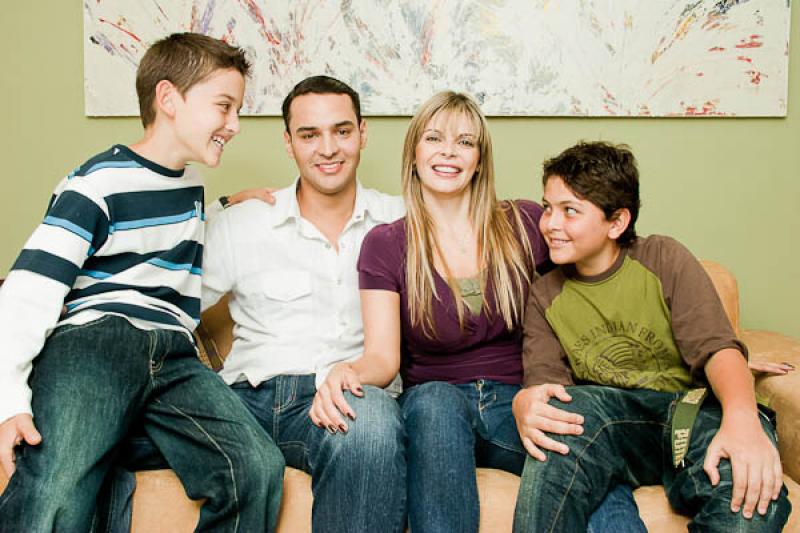 Familia Sonriendo