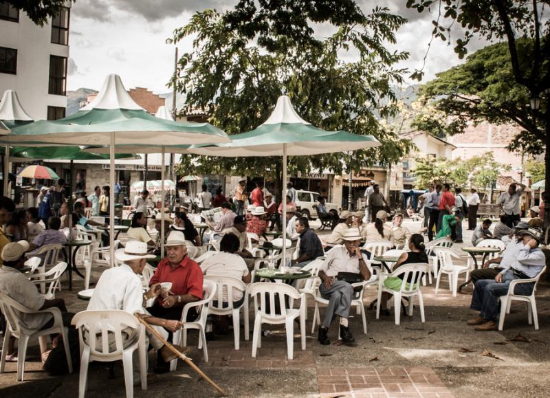 Parque Principal de Andes, Antioquia, Colombia