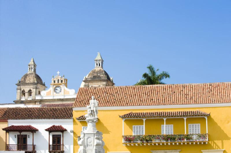 Plaza de la Aduana, Cartagena, Bolivar, Colombia