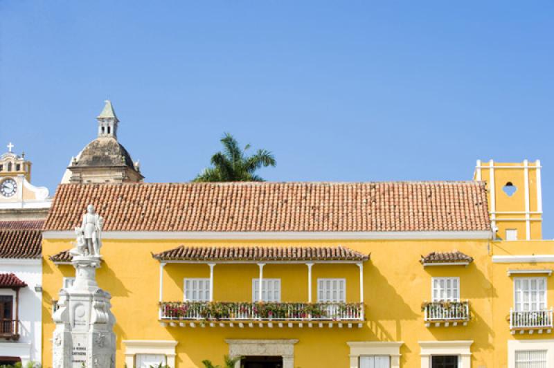 Plaza de la Aduana, Cartagena, Bolivar, Colombia