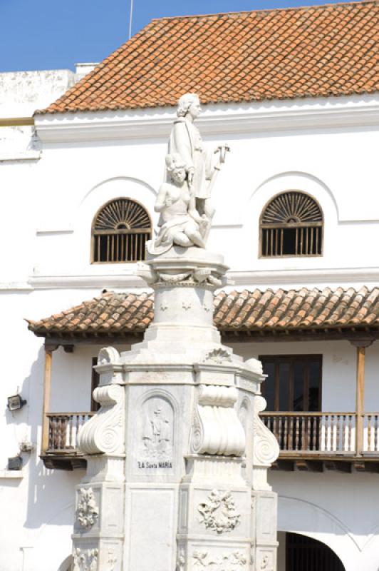 Plaza de la Aduana, Cartagena, Bolivar, Colombia