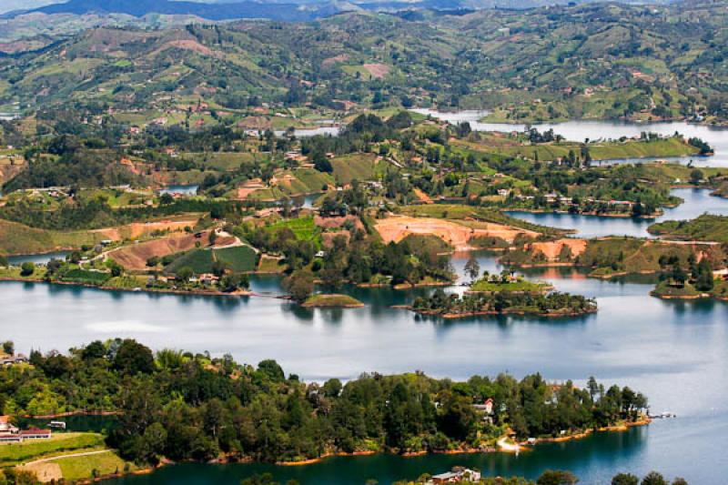 Embalse de Guatape, El PeÃ±ol, Guatape, Oriente ...