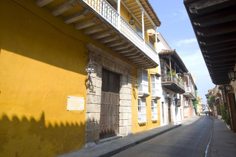 Viviendas Coloniales, Cartagena, Bolivar, Colombia