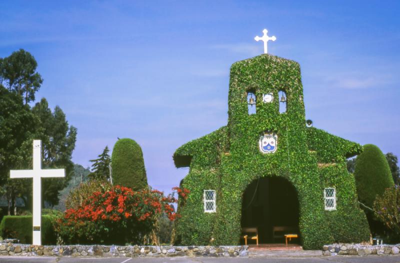 Fachada de una Capilla, Manizales, Caldas, Colombi...