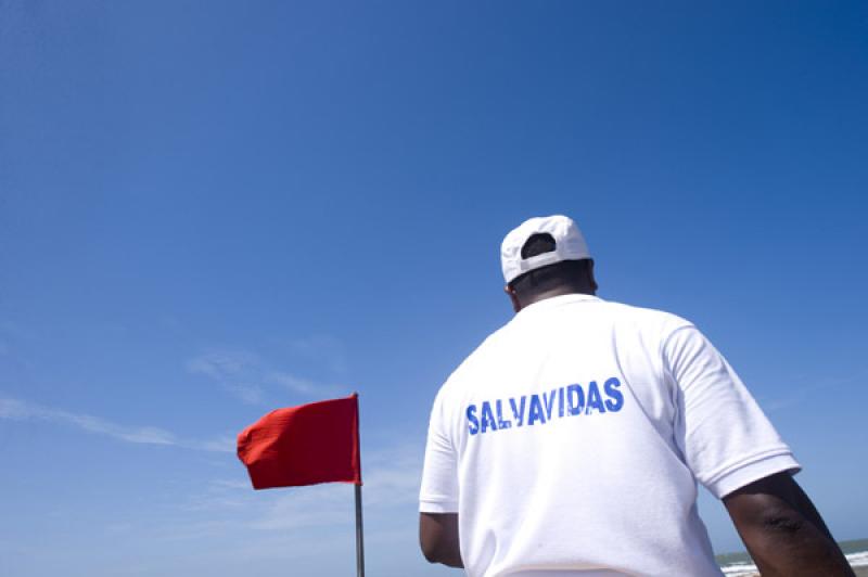 Salvavidas en la Playa la Boquilla, Boquilla, Cart...