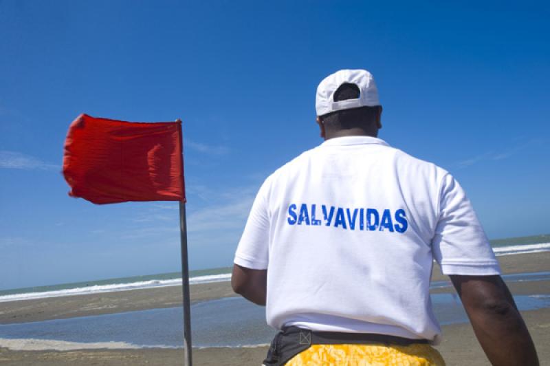 Salvavidas en la Playa la Boquilla, Boquilla, Cart...