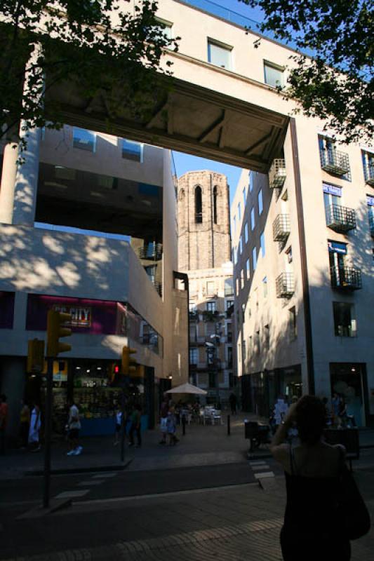 Barrio Gotico, Ciutat Vella, La Rambla, Barcelona,...