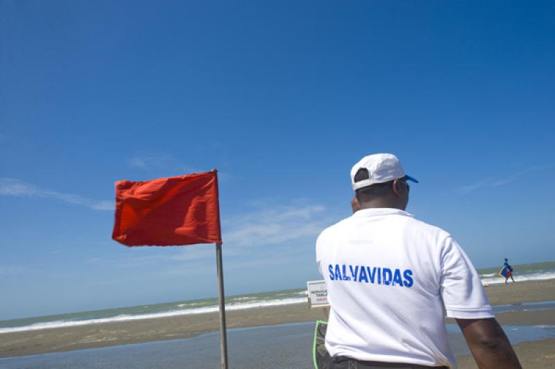 Salvavidas en la Playa la Boquilla, Boquilla, Cart...