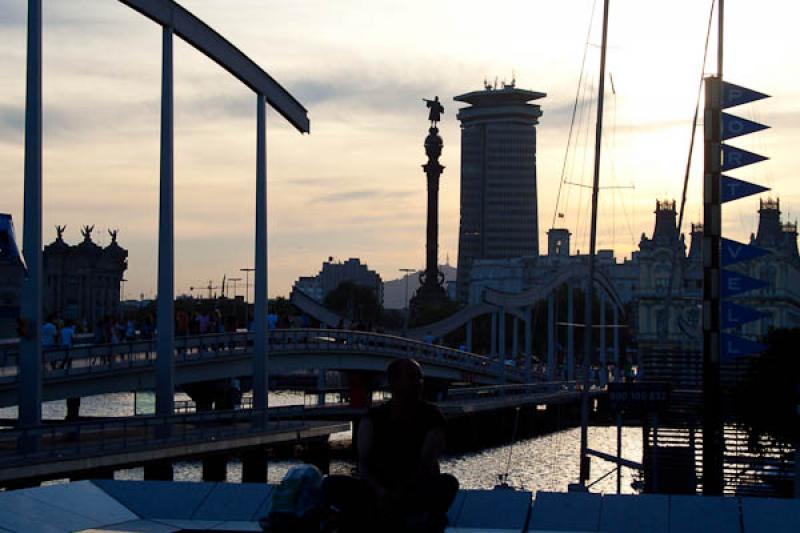 Puerto Vell, Ciutat Vella, La Rambla, Barcelona, C...