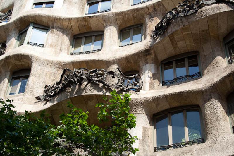 Casa Mila, Barcelona, CataluÃ±a, EspaÃ±a, Euro...