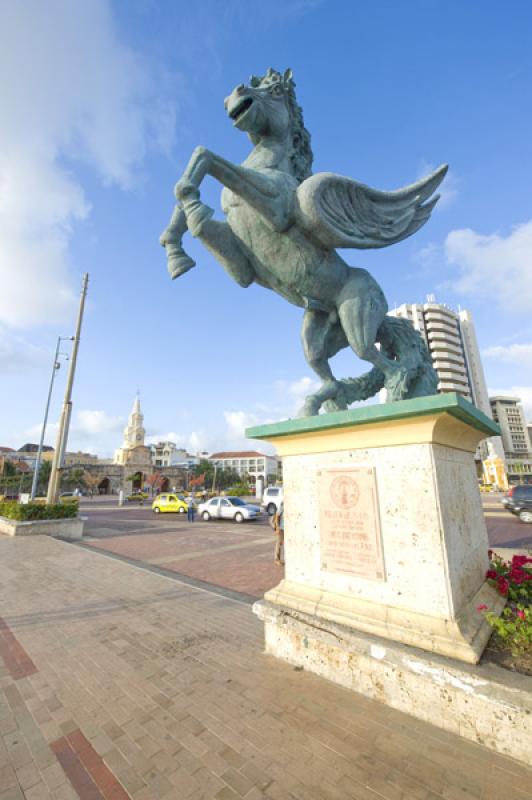 Muelle de los Pegasos, Cartagena, Bolivar, Colombi...