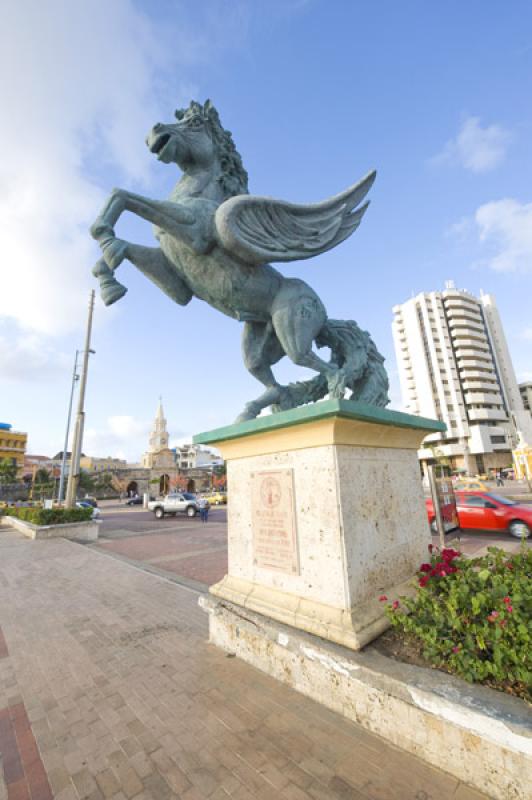 Muelle de los Pegasos, Cartagena, Bolivar, Colombi...