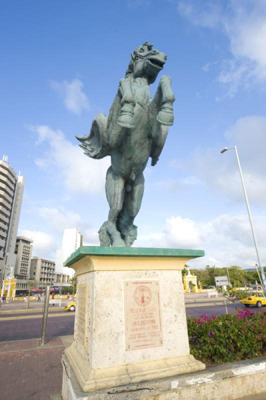 Muelle de los Pegasos, Cartagena, Bolivar, Colombi...