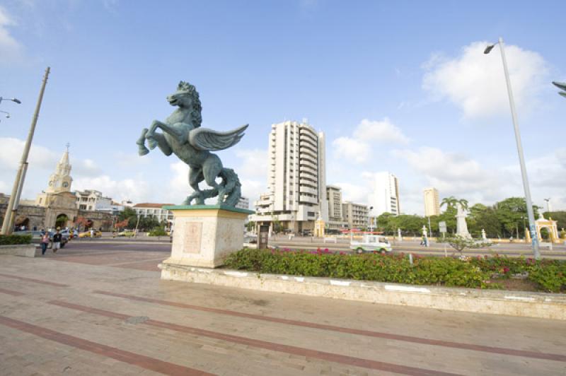 Muelle de los Pegasos, Cartagena, Bolivar, Colombi...