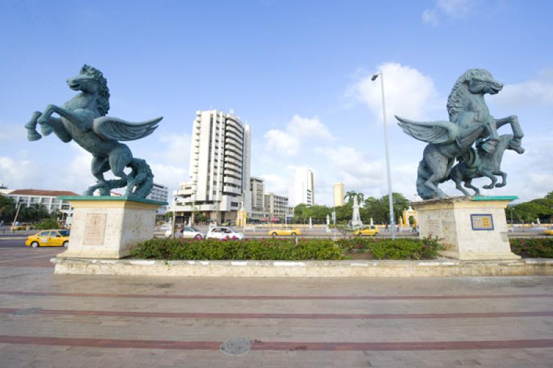 Muelle de los Pegasos, Cartagena, Bolivar, Colombi...