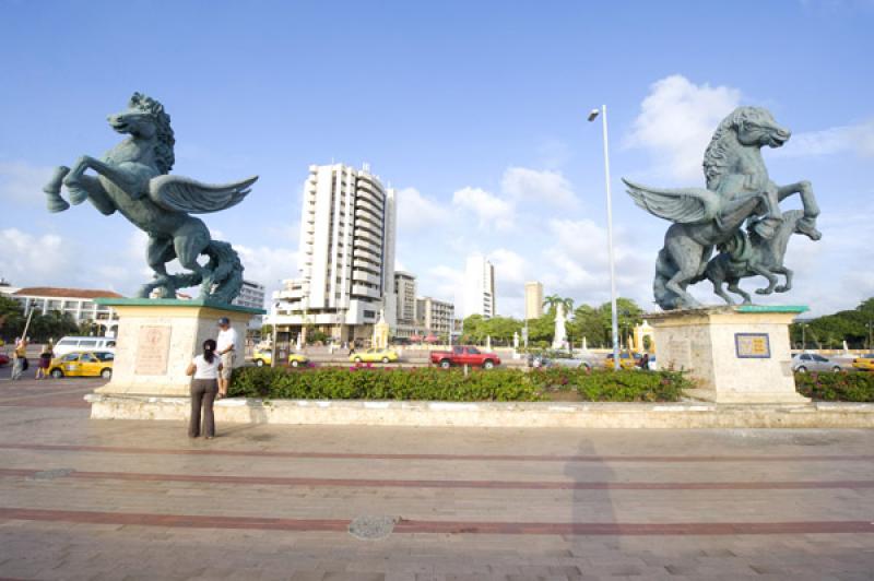 Muelle de los Pegasos, Cartagena, Bolivar, Colombi...