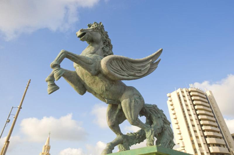 Muelle de los Pegasos, Cartagena, Bolivar, Colombi...