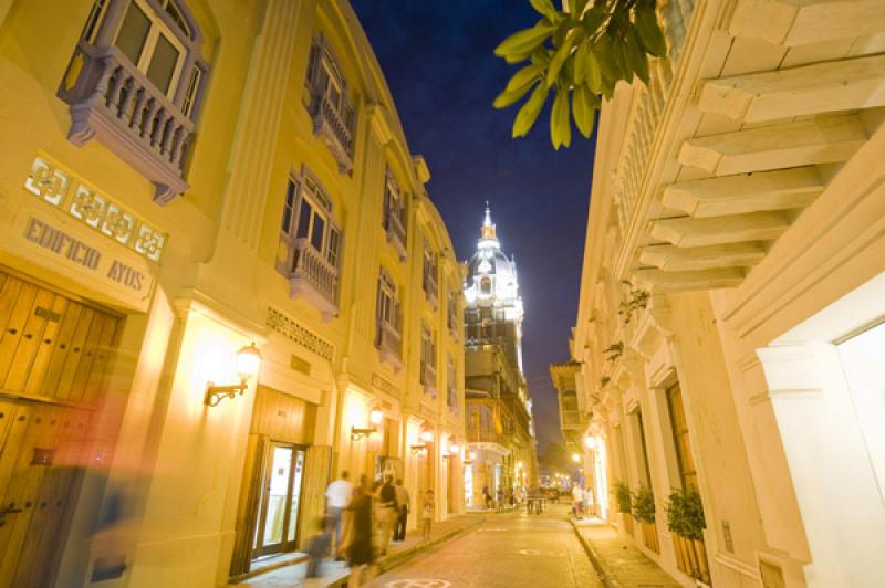 Arquitectura Colonial, Cartagena, Bolivar, Colombi...