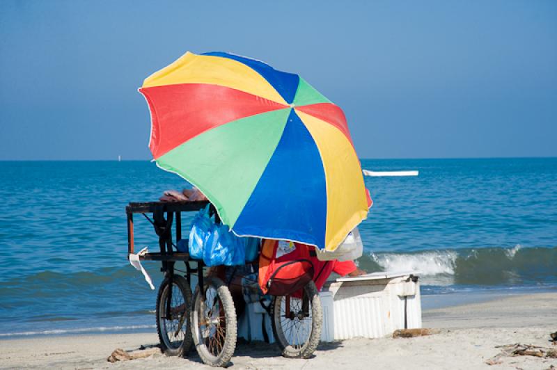 Vendedor en El Rodadero, Santa Marta, Magdalena, C...