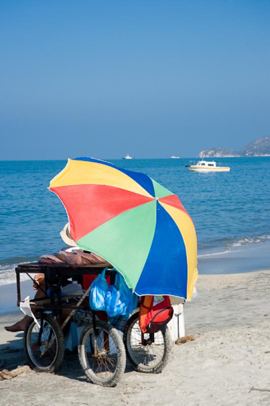 Vendedor en El Rodadero, Santa Marta, Magdalena, C...