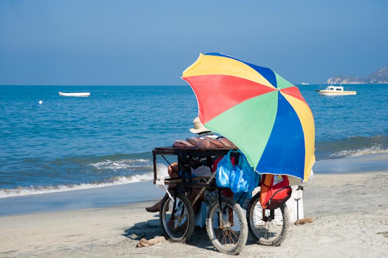 Vendedor en El Rodadero, Santa Marta, Magdalena, C...