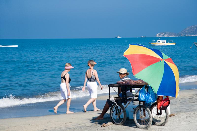 Vendedor en El Rodadero, Santa Marta, Magdalena, C...