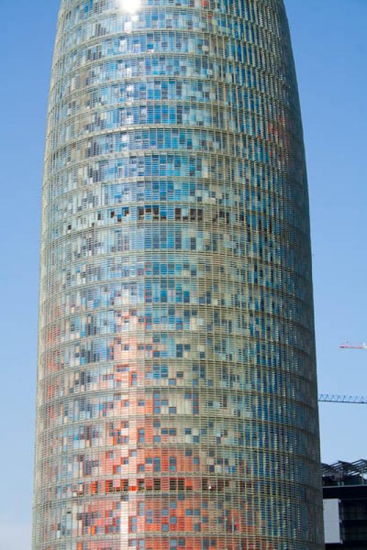 Torre Agbar, Barcelona, CataluÃ±a, EspaÃ±a, Eu...