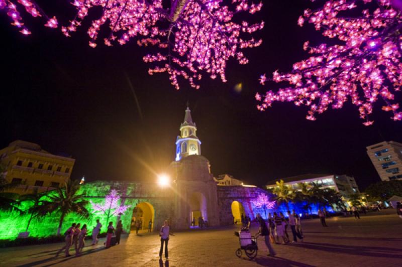 Torre del Reloj, Cartagena, Bolivar, Colombia