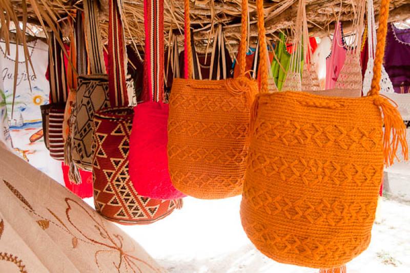 Mochilas Wayuu, Cabo de la Vela, Peninsula de la G...