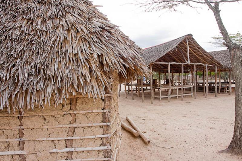 Rancheria Wayuu, Cabo de la Vela, Peninsula de la ...