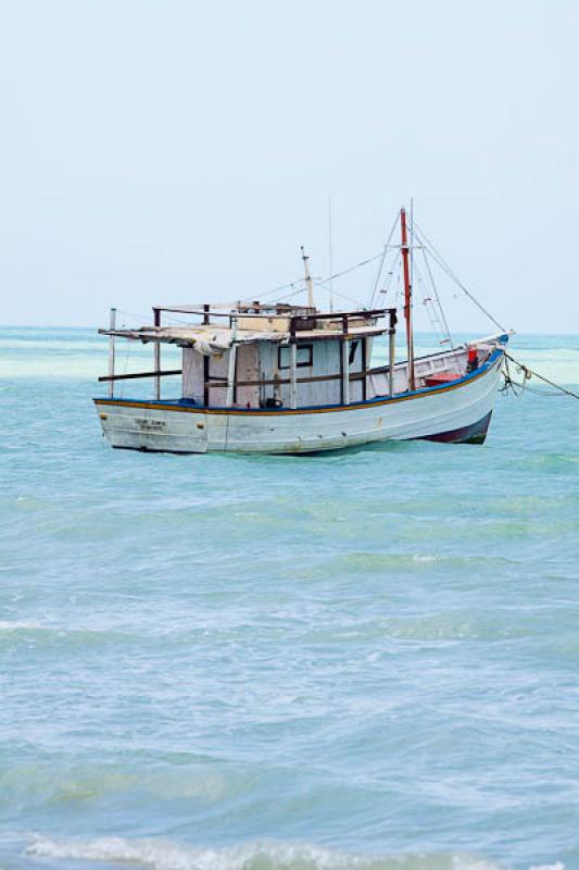 Barco Pesquero en Manaure, La Guajira, Riohacha, C...