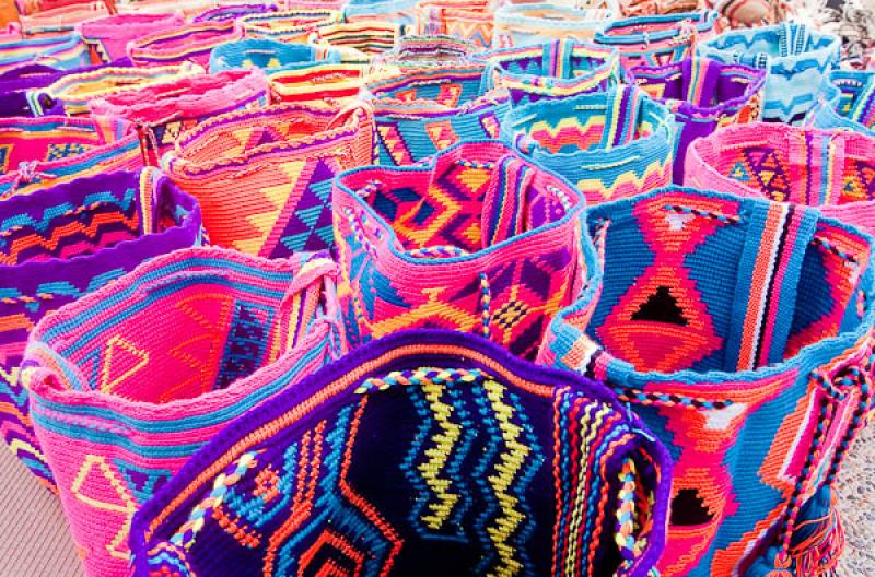 Mochilas Wayuu, Riohacha, La Guajira, Colombia