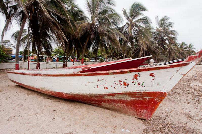 Botes en la Playa, Dibulla, La Guajira, Riohacha, ...