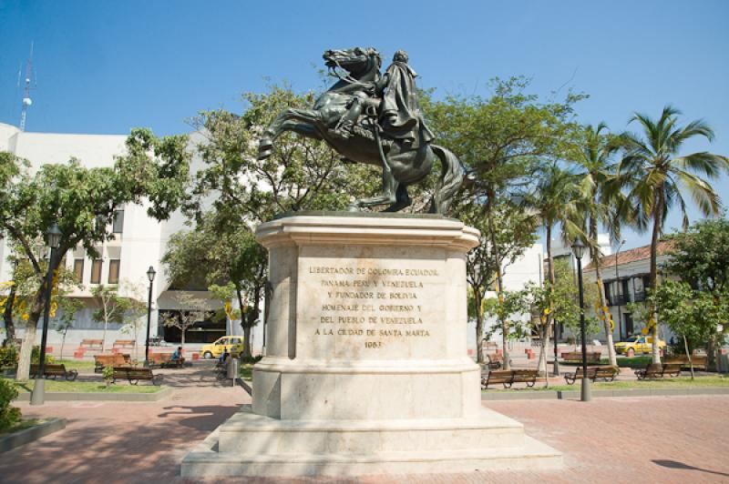 Monumento a Simon Bolivar, Santa Marta, Magdalena,...