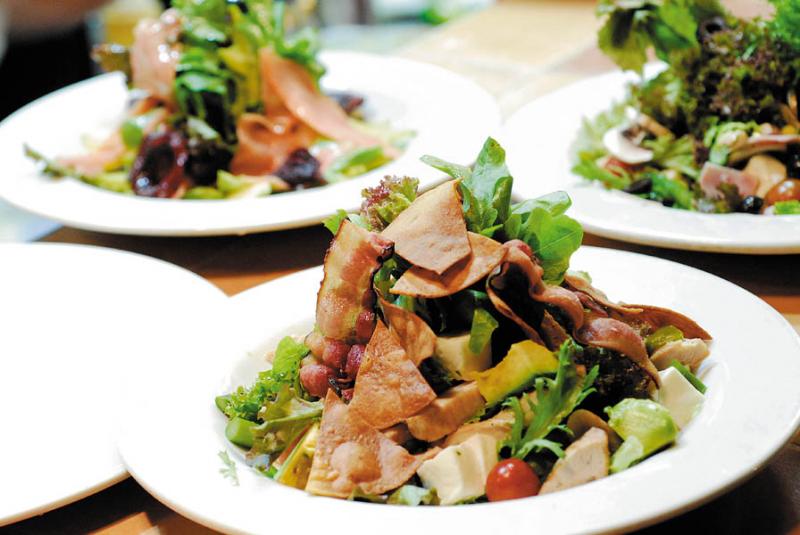 Primer Plano de una Ensalada, Cali, Valle del Cauc...