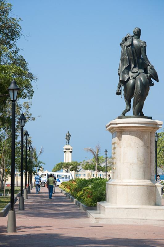 Monumento a Simon Bolivar, Santa Marta, Magdalena,...