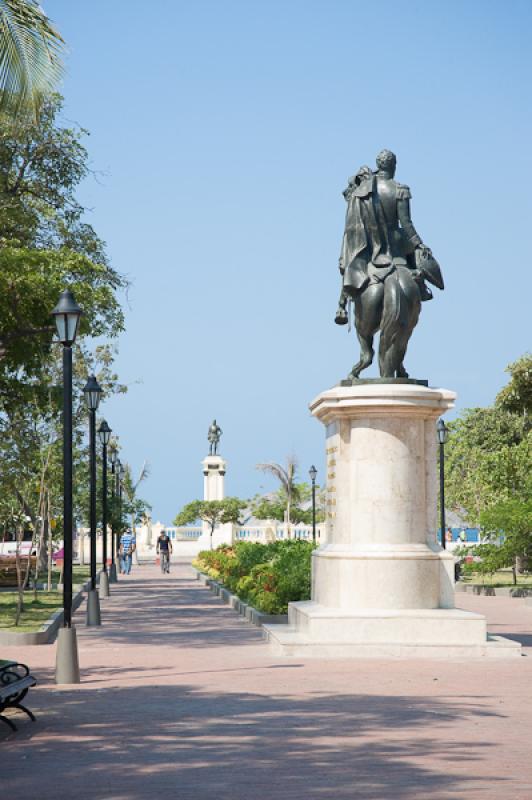 Monumento a Simon Bolivar, Santa Marta, Magdalena,...