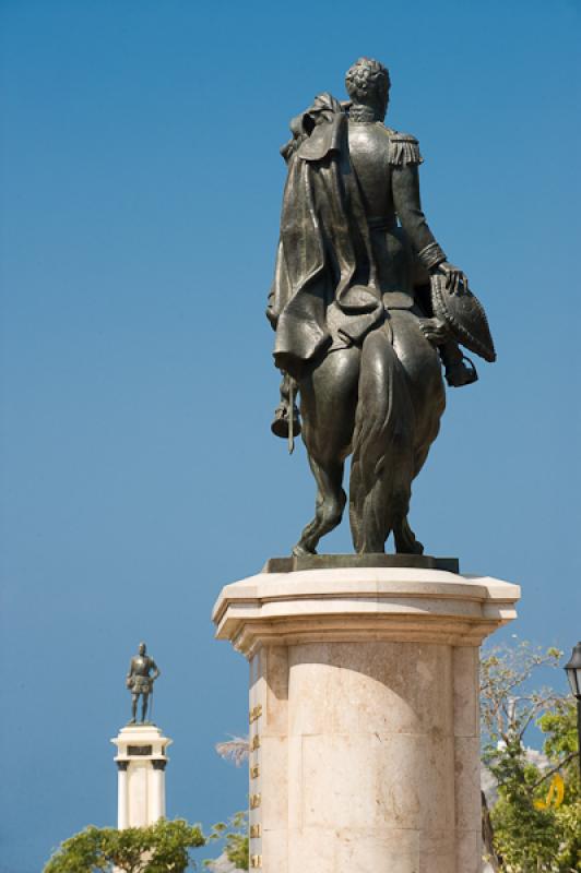 Monumento a Simon Bolivar, Santa Marta, Magdalena,...