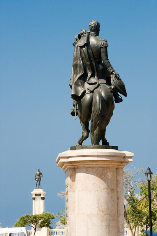 Monumento a Simon Bolivar, Santa Marta, Magdalena,...