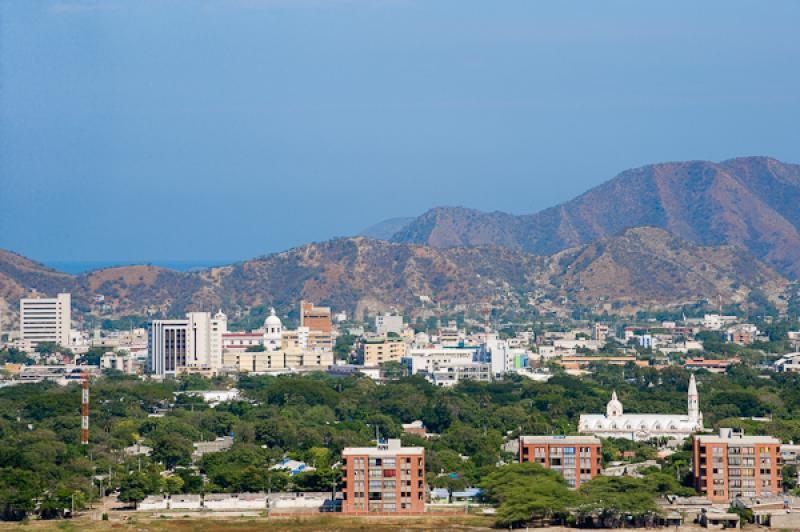 Panoramica de la Ciudad de Santa Marta, Magdalena,...