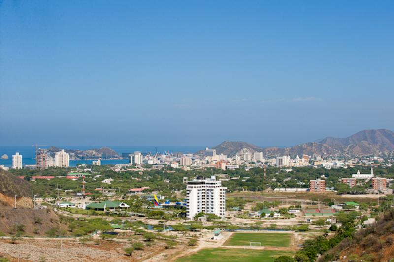 Panoramica de la Ciudad de Santa Marta, Magdalena,...