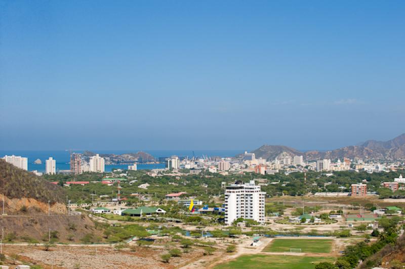 Panoramica de la Ciudad de Santa Marta, Magdalena,...