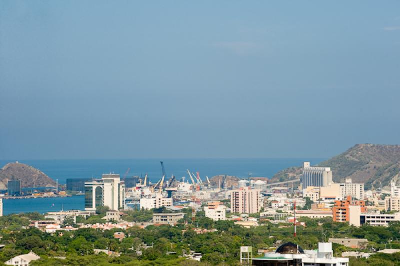 Panoramica de la Ciudad de Santa Marta, Magdalena,...