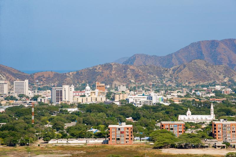 Panoramica de la Ciudad de Santa Marta, Magdalena,...