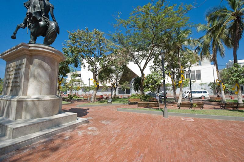 Monumento a Simon Bolivar, Santa Marta, Magdalena,...